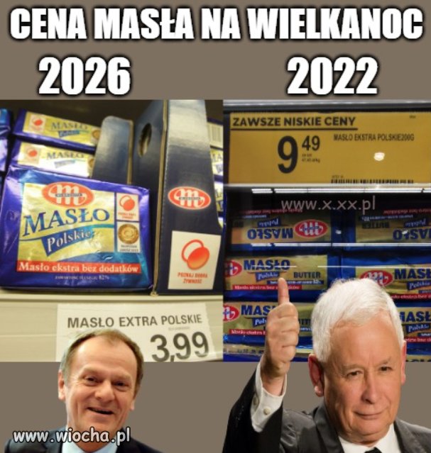 Pisowcy  : za Tuska jest drożyzna .