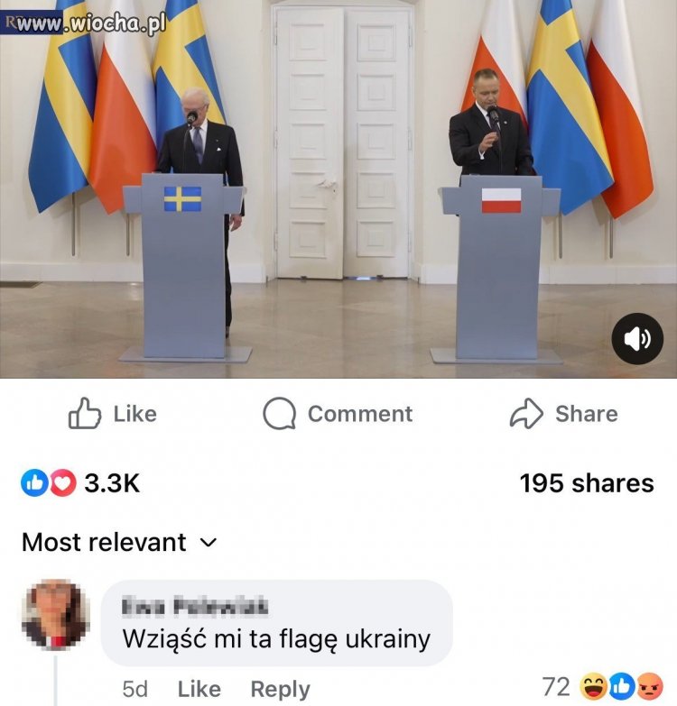 POV: poziom komentarzy na Facebooku