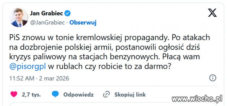 PiS knuje pluje, klamie i szczuje...jedyne co potrafia!
