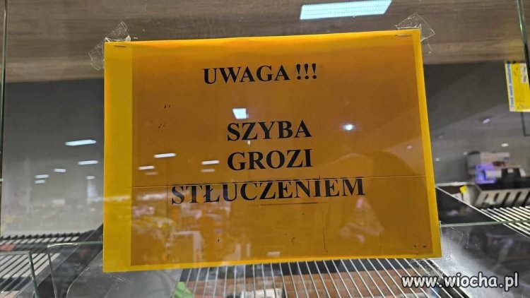 Niegrzeczna ta szyba