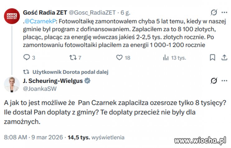 Czarnek z fotowoltaniką