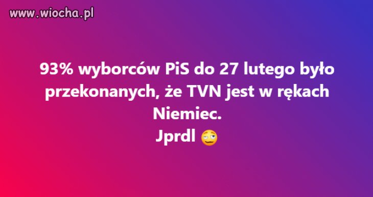 Głupota pisowskiego elektoratu jest ogromna