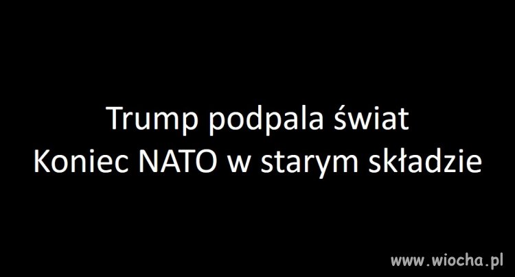 Mam nadzieję, że Europa się wypnie. 