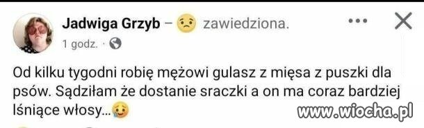 Czemu zawiedziona?