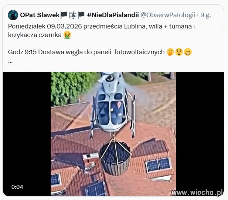 Czarnek z węgla robi prąd który zasila reflektory świecące na fotowoltaikę