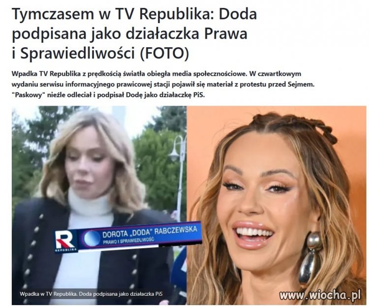 Faktycznie, "paskowy" odleciał