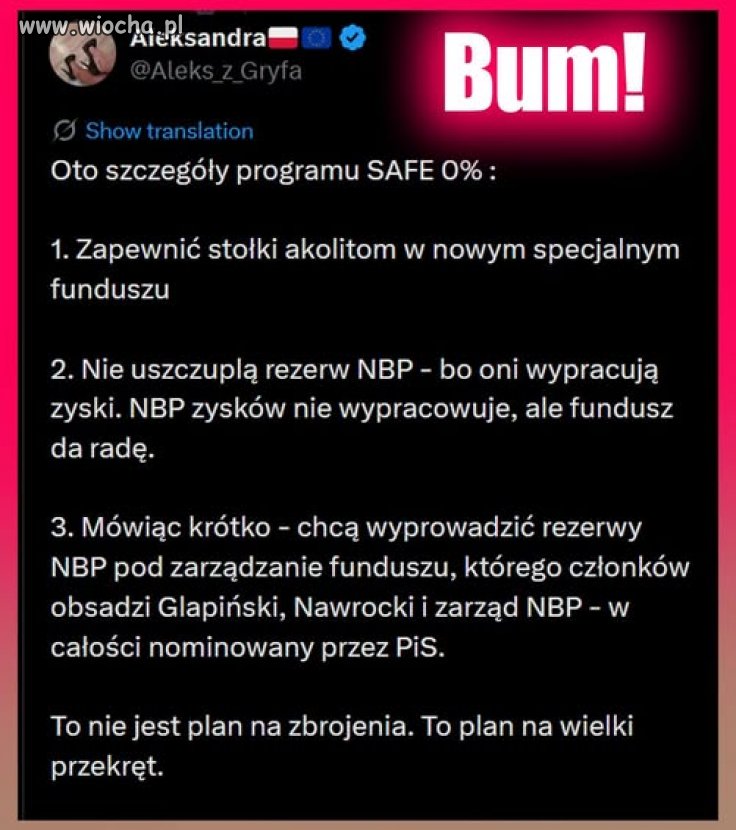 Oni chcą tylko się nachapać