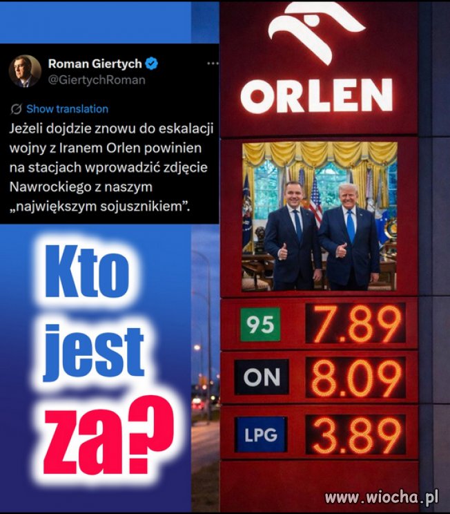 "Mając takich przyjaciół, nie potrzebujemy już wrogów"