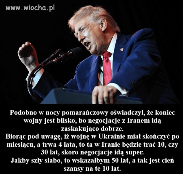Szansa - wojna w Iranie za 10 lat się skończy