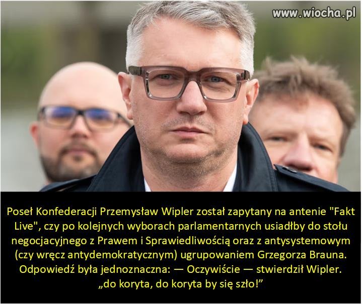 Do koryta, do koryta by się szło!