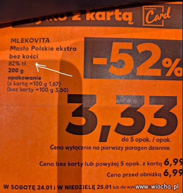 Masło bez kości