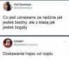 Wiadomo, biedni są cwani