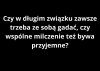 Czy w długim związku zawsze trzeba ze sobą gadać