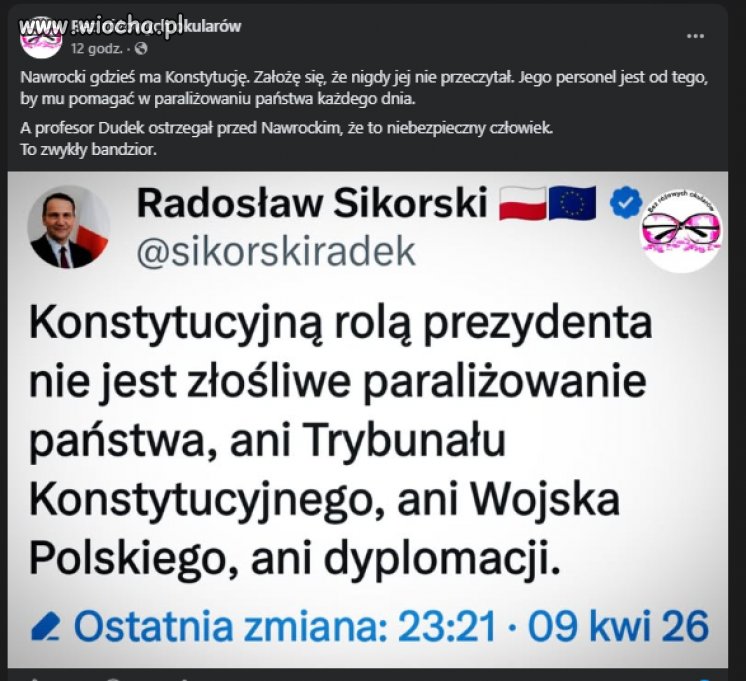 W pałacu prezydenckim siedzą złośliwe marionetki, o wiele gorsze od Dudy i Masteralka niestety