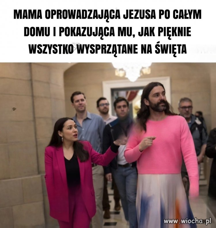 Jezus: "Wow, ale pięknie umyte okna"