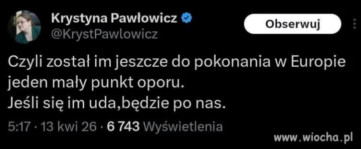 Oj Krycha, Krycha ! Już jest po was😬!