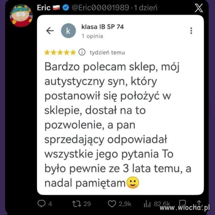 Trochę dziwna opinia co do sklepu