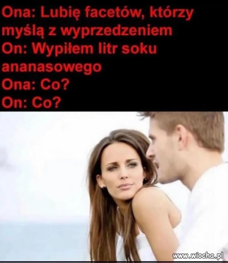 Wypiłem sok ananasowy