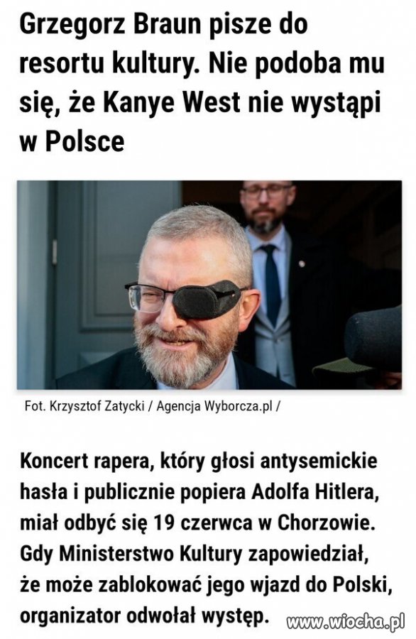 Jeśli Braun "się oburza"