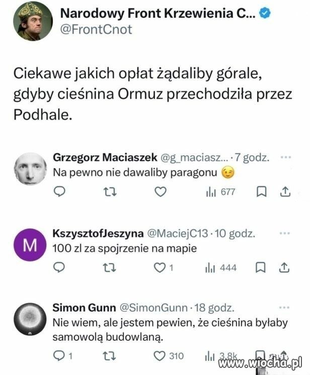 100 zł za spojrzenie na mapę