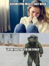 Dziewczyna milczy cały dzień