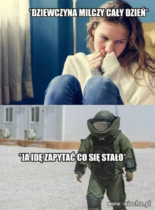 Dziewczyna milczy cały dzień