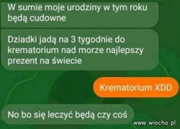 Oho tak sobie myślę, że tam 