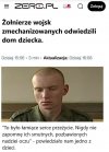 Żołnierze wojsk zmechanizowanych odwiedzili dom dziecka.
