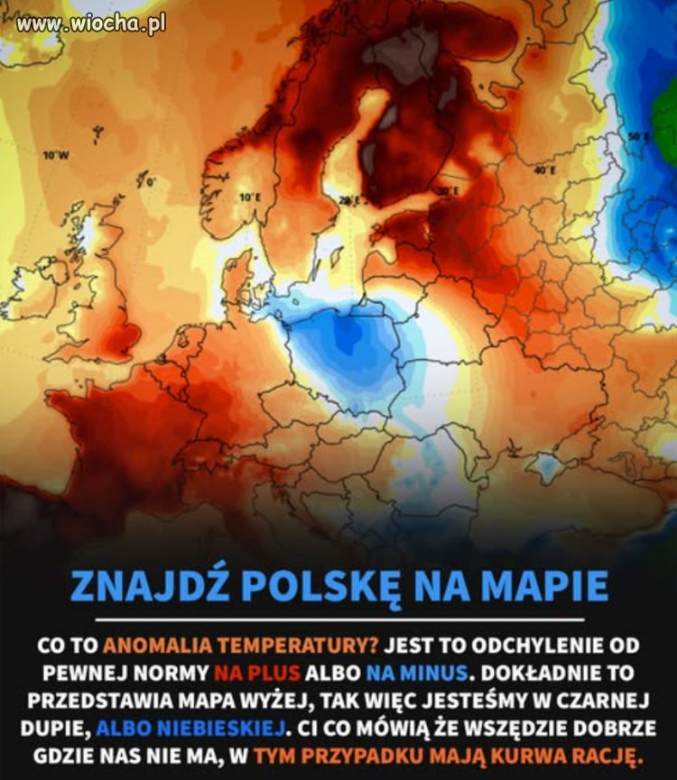 Pogoda polska na majówkę