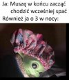 Muszę w końcu zacząć chodzić wcześniej spać
