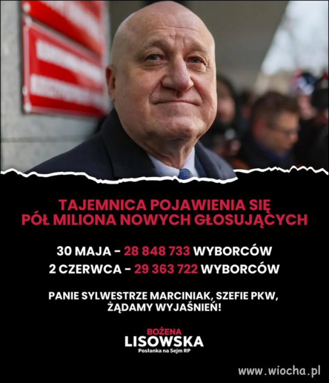 W jaki sposób, w ciągu dwóch dni, przybyło pół miliona wyborców ⁉️