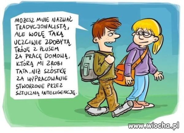 Tradycyjny uczeń 