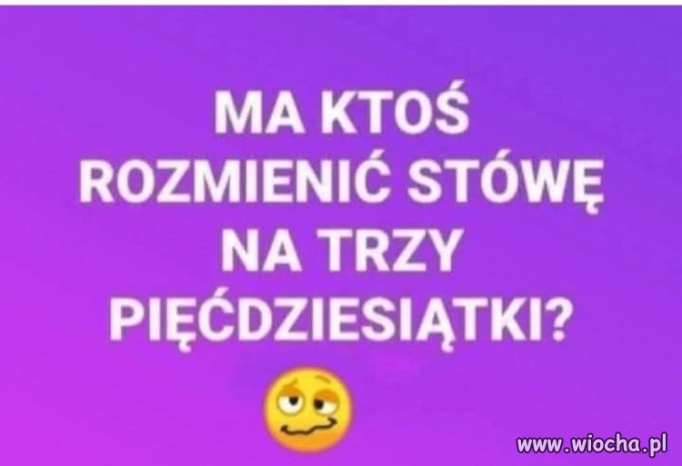 Ktoś ma ochotę na rozdawanie drobnych?