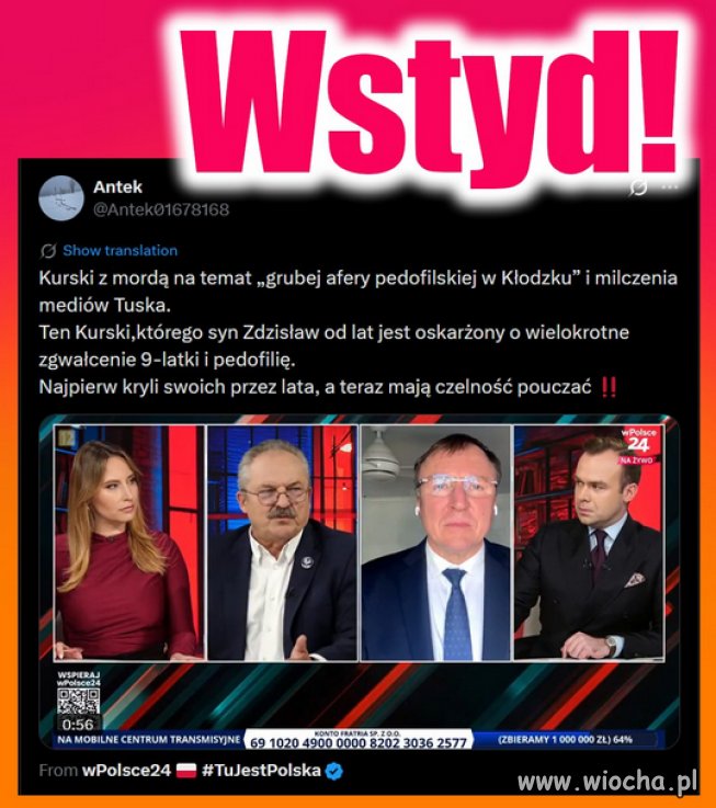 Wypowiada się ZGNILIZNA MORALNA BEZ TRZYMANKI WON 