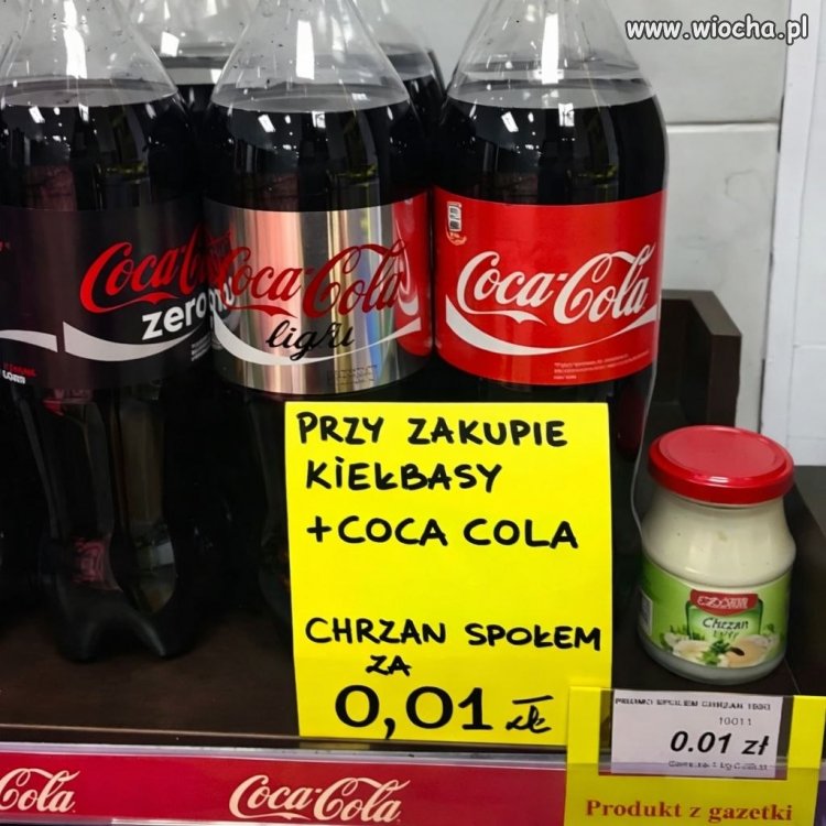 Cola i chrzan