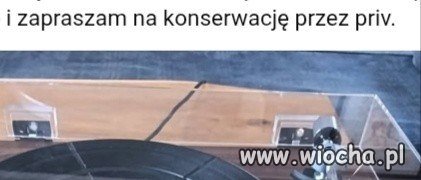 Zapraszam na konserwację przez priv