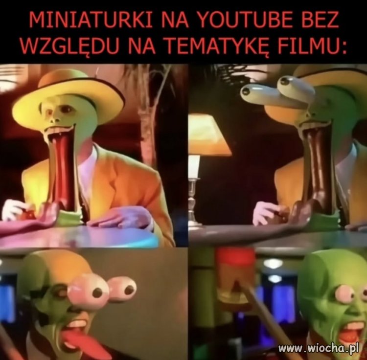 Dlaczego te miny są takie dramatyczne?