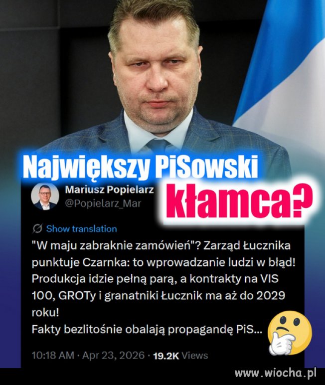 PiS knuje pluje, klamie i szczuje...jedyne co potrafia!