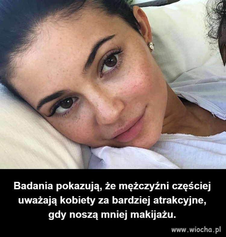 Teraz pytanie czy rozpoznają kiedy kobieta nosi makijaż, a kiedy nie