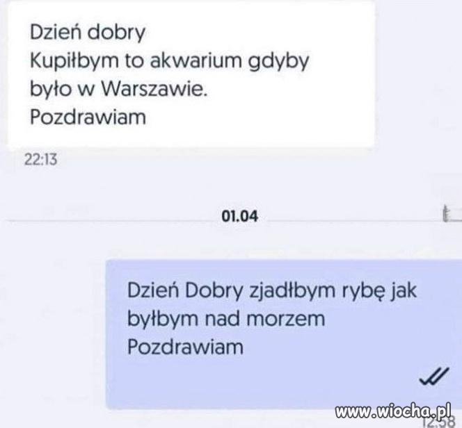 Odpowiedź której się nie spodziewał