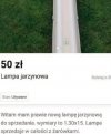 Witam mam lampę jarzynową