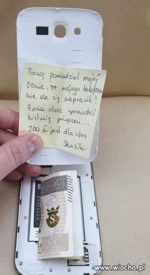 Proszę powiedzieć mojej żonie, że się nie da