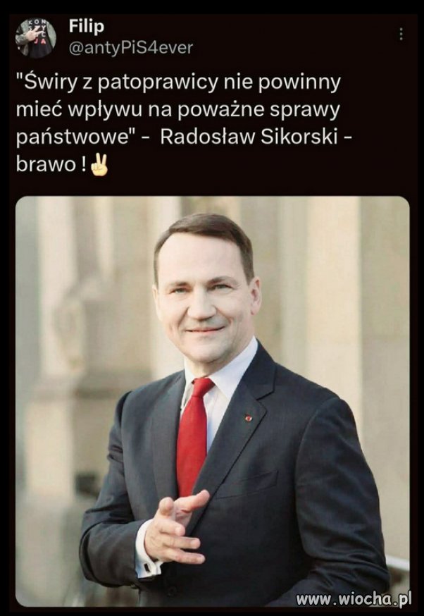 Brawo panie ministrze Radosławie Sikorski 🇵🇱🇵🇱🇵🇱