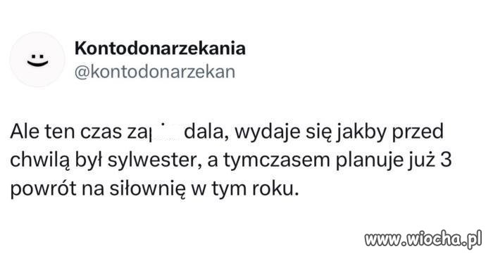 Już 3 raz planuję powrót na siłownię