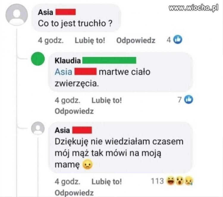 Dziękuję, nie wiedziałam