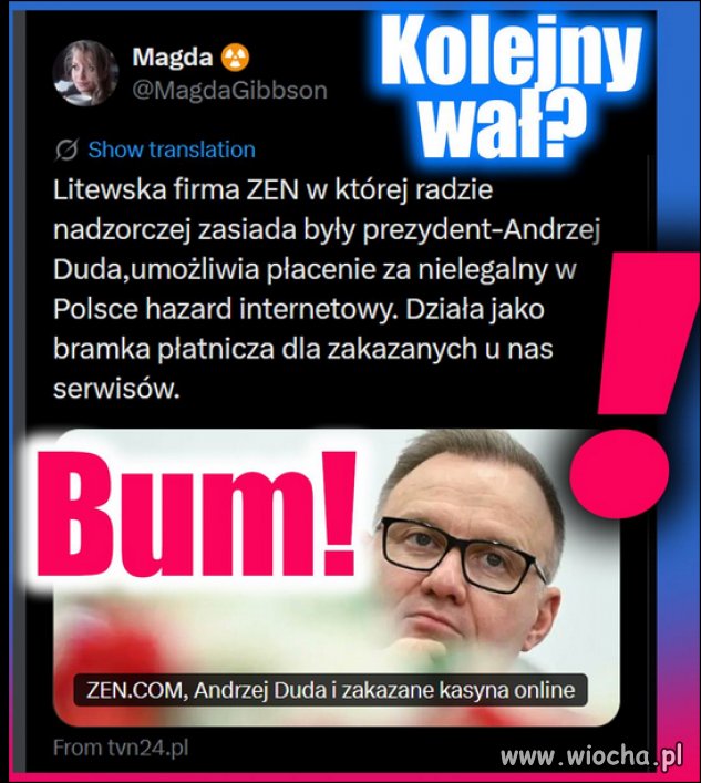 Dla kasy sprzeda własną godność i honor 