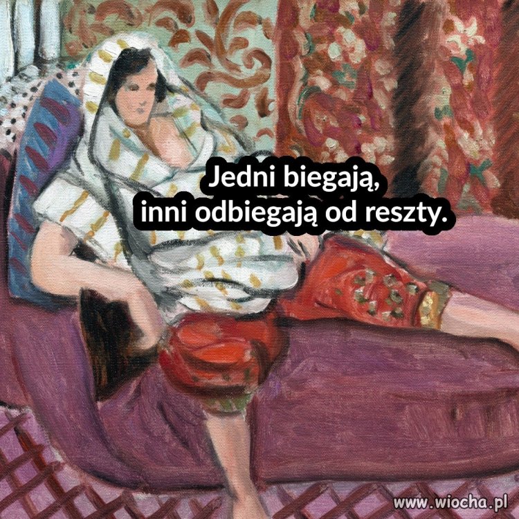 Jedni biegają