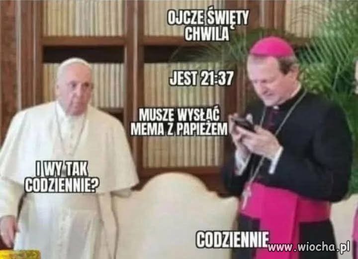 Tak, codziennie