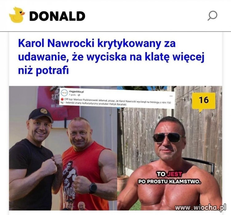 Udaje, że wyciska więcej niż naprawdę