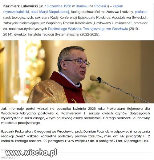 Ksiądz profesor Kazimierz Lubowicki